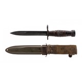 "WW2 Case M4 Guard Marked Bayonet w/M8 Sheath (MEW3666)" - 2 of 2