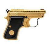 "Rare Berretta 950B Gold Engraved Pistol 6.35mm (PR65526) Consignment" - 1 of 9