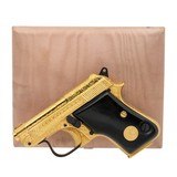 "Rare Berretta 950B Gold Engraved Pistol 6.35mm (PR65526) Consignment" - 8 of 9