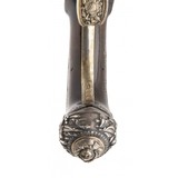 "Beautiful High Art Silver Mounted English Flintlock Pistol by Jover & Sons (AH8431)" - 2 of 8
