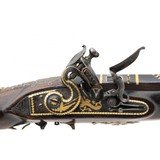 "Beautiful High Art Silver Mounted English Flintlock Pistol by Jover & Sons (AH8431)" - 6 of 8