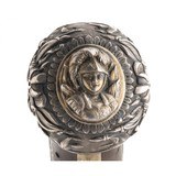 "Beautiful High Art Silver Mounted English Flintlock Pistol by Jover & Sons (AH8431)" - 4 of 8