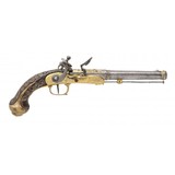 "Very Unique pair of French Queen Anne Style Flintlock Pistols (AH8185)" - 7 of 13