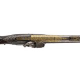 "Highly Decorated Middle Eastern Flintlock Rifle (AL7562)" - 12 of 14