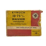 "Kynoch 10.75mm Mauser 10 Cartridges (MIS2373)" - 2 of 2