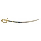 "U.S. Eagle Head Artillery Officers Sword with scabbard (SW1792)"