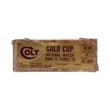 "Colt Gold Cup National Match Mark IV .45 ACP Pistol Factory Box (MIS2419)" - 2 of 4