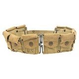 "Hinson MFG. CO. WWII 1943 10 Pocket Bandolier Belt (MIS2529)" - 1 of 4