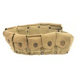 "Hinson MFG. CO. WWII 1943 10 Pocket Bandolier Belt (MIS2529)" - 4 of 4
