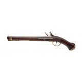 "18th Century Dutch-Germanic style flintlock pistol .57 caliber (AH6129)" - 6 of 6