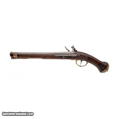 "18th Century Dutch-Germanic style flintlock pistol .57 caliber (AH6129)" - Image 6 of 6