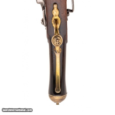 "18th Century Dutch-Germanic style flintlock pistol .57 caliber (AH6129)" - Image 3 of 6