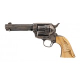 "Colt Single Action Army w/ Carved Ivory Steer Head Grips (C18133) CONSIGNMENT" - 1 of 6