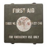 "Original U.S. WWII Motor Vehicle 24-Unit Emergency First Aid Kit (MM5055)" - 1 of 4