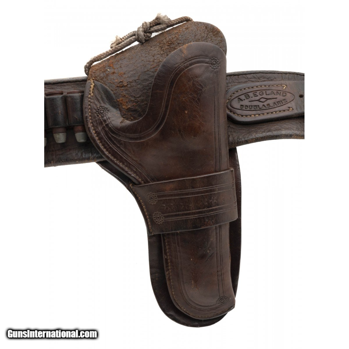 Sold at Auction: Single Action Army Revolver Gun Belt of Texas