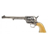 "Colt Single Action Army W/ Carved Mexican Eagle Ivory Grips (AC982) CONSIGNMENT" - 1 of 8