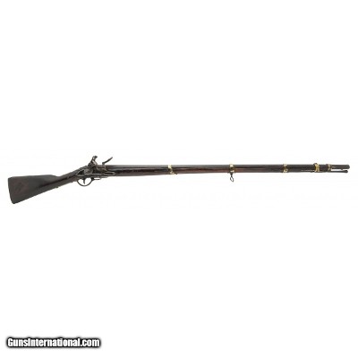 "Revolutionary War Surcharged Dutch Flintlock Musket .80 caliber (AL6981)"
