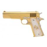 "Colt Government Custom Gold Plated Pistol .45 ACP (C19507) Consignment" - 5 of 7