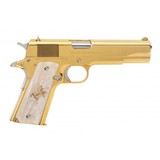 "Colt Government Custom Gold Plated Pistol .45 ACP (C19507) Consignment" - 1 of 7