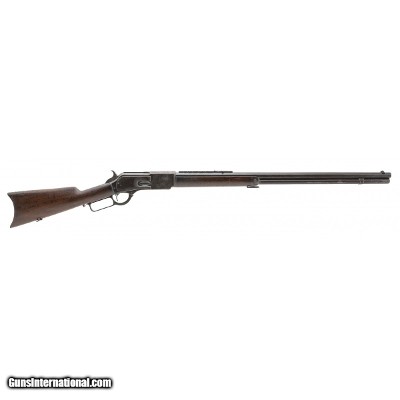 "Winchester 1876 Rifle with 7-leaf Sight .45-75
(AW983)"