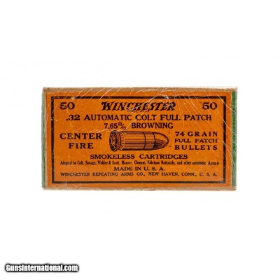 ".32 Automatic Colt Full Patch from Winchester (AM1705)"
