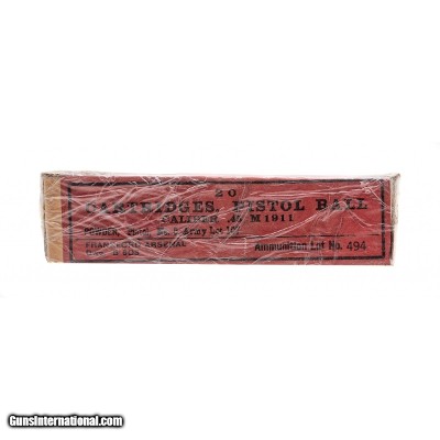 "WWI Frankford Arsenal .45 ammo (AM1723)"