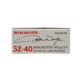 "Winchester John Wayne .32-40 Win 165 grain soft point commemorative ammo (AN259)" - 2 of 3