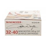 "Winchester John Wayne .32-40 Win 165 grain soft point commemorative ammo (AN267)" - 4 of 4