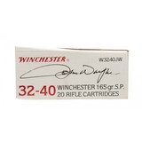 "Winchester John Wayne .32-40 Win 165 grain soft point commemorative ammo (AN261)" - 2 of 2