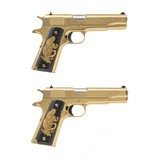"Colt El Presidente de Oro Consecutive Pair .38 Super Pistols (C17148)" - 1 of 15
