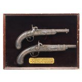 "Pair Of Percussion Pistol Used in the Play The Rivals Joseph Jefferson (AH8150)"