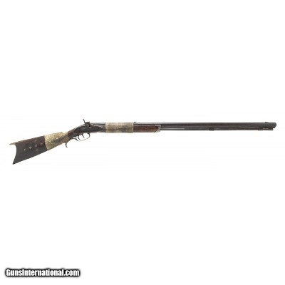 "Hide Wrapped Half Stock Percussion Rifle (AL5751)"