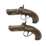 "Very Fine Deluxe Henry Derringer Pair Marked N. Curry (AH4518)" - 3 of 8