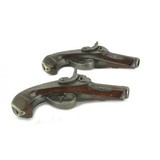 "Very Fine Deluxe Henry Derringer Pair Marked N. Curry (AH4518)" - 5 of 8