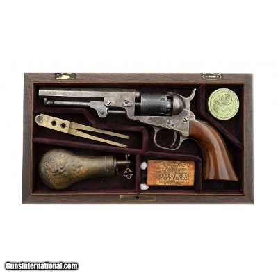 "Cased Colt 1849 Pocket Revolver (AC233)"