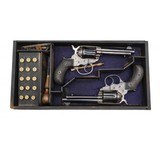 "Double Cased Pair of Colt 1877 Lightning Revolvers (C19515)" - 1 of 16