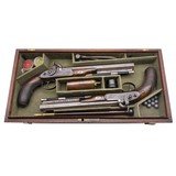 "Very Fine Cased Pair of Percussion Pistols by John Manton (AH6768) CONSIGNMENT"