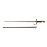 "FRENCH GRAS RIFLE BAYONET & SCABBARD (MEW3896)" - 2 of 3