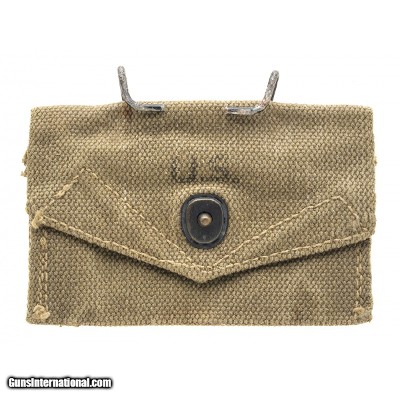 "WW2 OLIVE DRAB CARLISLE BANDAGE POUCH (MM3436)"