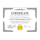 "(SN:SCC020563)Custom & Collectable Firearms Limited Edition Colt 1911 Western Rope Pistol .45ACP (NGZ4432) New" - 2 of 4