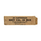 "Box of .45ACP Shotshells (AM1760)" - 1 of 2
