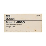 "Box of CCI Blazer 9mm Largo (AM1744)" - 1 of 2