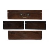 "Very Fine Cased Double Barrel Flintlock Pistols by E Bond (AH8478)" - 3 of 17