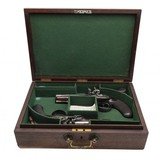 "Very Fine Cased Double Barrel Flintlock Pistols by E Bond (AH8478)" - 5 of 17