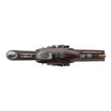 "Very Fine Cased Double Barrel Flintlock Pistols by E Bond (AH8478)" - 8 of 17