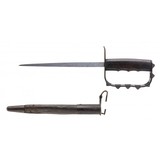 "M1917 Trench Knuckle Knife With Scabbard (MEW985) Consignment" - 2 of 2