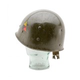 "USGI M1 helmet liner marked 1st Armored Division (MM5283)" - 4 of 6