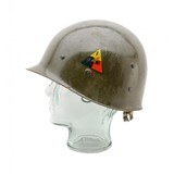 "USGI M1 helmet liner marked 1st Armored Division (MM5283)" - 5 of 6