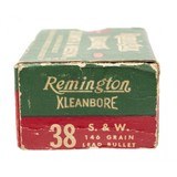 "Box of Remington Kleanbore .38 S&W (AM1749)" - 4 of 4