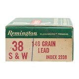 "Remington Kleanbore .38 S&W (AM1752)" - 3 of 3